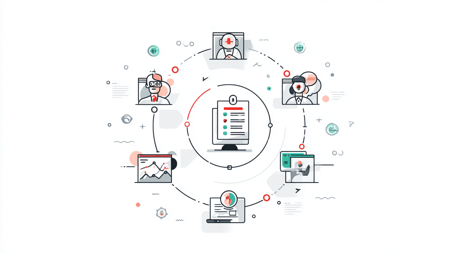 Checklist graphic with best practices for German employers implementing AI