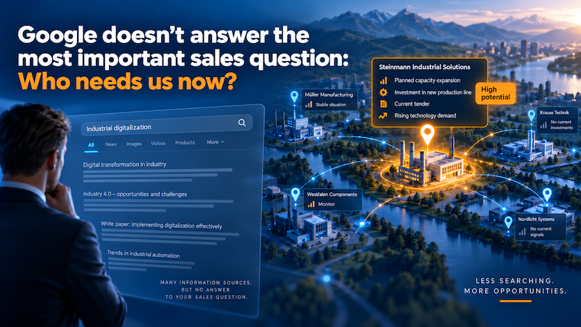 Why Google Alone Doesn't Provide Commercial Intelligence