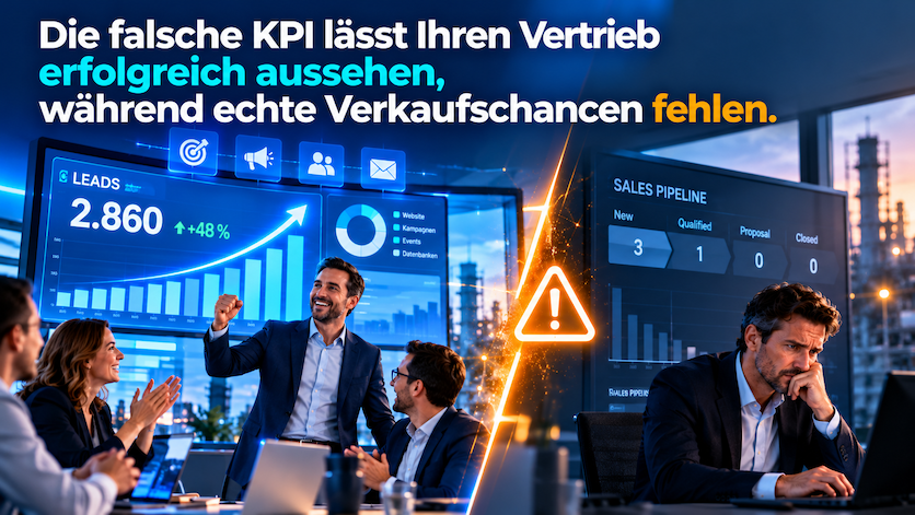 Die falsche KPI lässt Ihren Vertrieb erfolgreich aussehen, während echte Verkaufschancen fehlen.